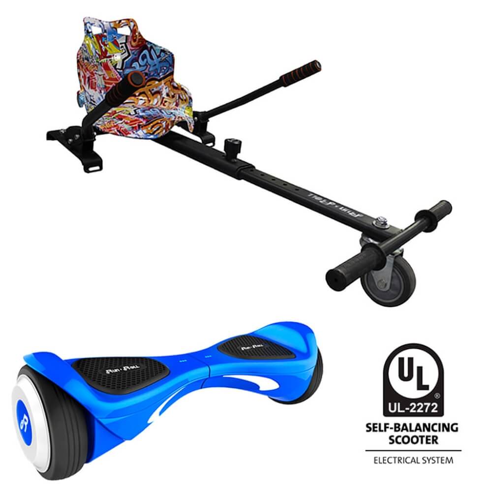 Hoverboard PACK HOVERBOARD COOL AZUL GRAFFITI 4 Azul