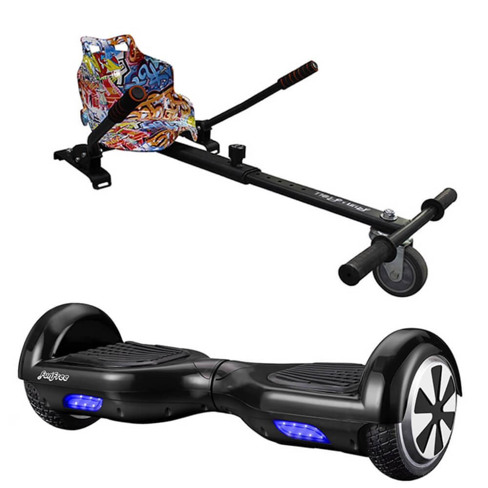 Hoverboard PACK HOVERBOARD BASIC NEGRO GRAFFITI 4 Negro