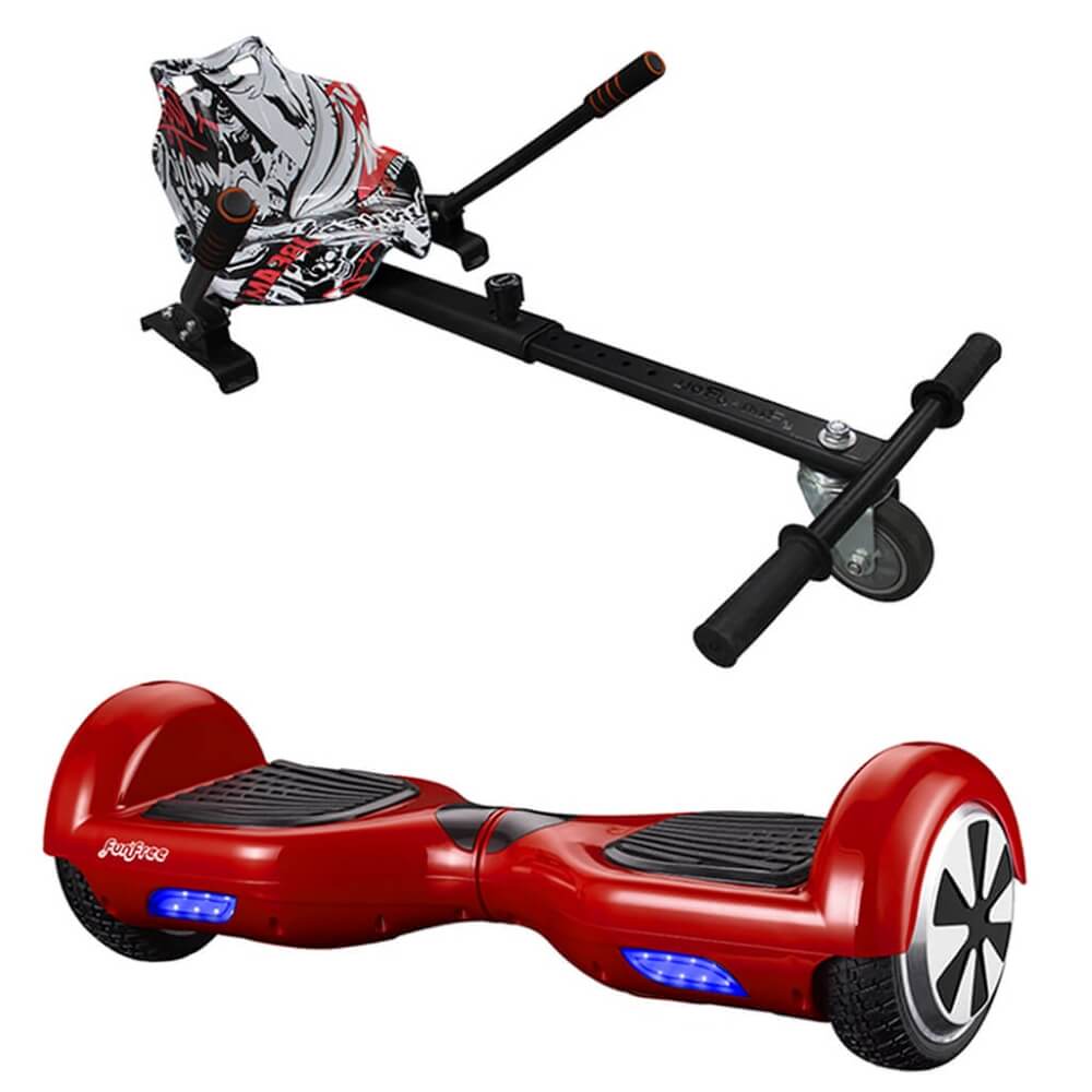 Hoverboard PACK HOVERBOARD BASIC ROJO GRAFFITI 3 Rojo