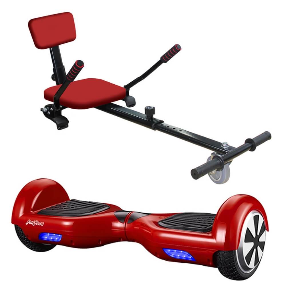 Hoverboard PACK HOVERBOARD BASIC ROJO KART ROJO Rojo