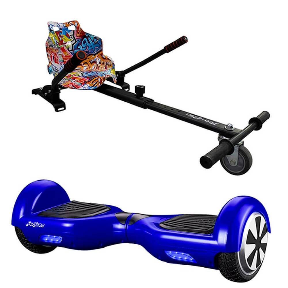 Hoverboard PACK HOVERBOARD BASIC AZUL GRAFFITI 4 Azul