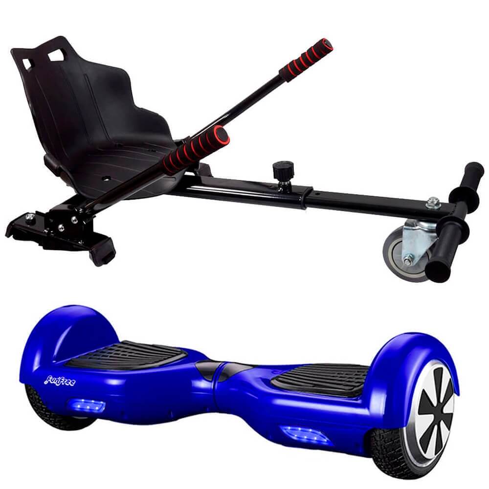 Hoverboard PACK HOVERBOARD BASIC AZUL KART NEGRO Azul